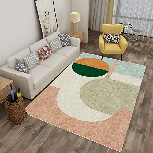 Teppich,Teppich Wohnzimmer,Teppich Kinderzimmer,Outdoor Teppich,Teppich Antirutschunterlage,Teppich Schlafzimmer,Teppiche,Anti Rutsch Teppichunterlage,Waschbar rutschfest,Rugs Runden,150×180cm