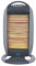 Stufa elettrica portatile,Stufa Alogena Oscillante, 4 Livelli di Potenza Silenziosa Oscillazione Alloggiamento Freddo Touch Sistema Antiribaltamento,Protezione termica (1600W)