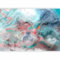 murando - Papier peint panoramique abstrait 400x280 cm - Revêtement mural décoration pour chambre salon cuisine - Design unique et moderne - Bleu marron - Salon abstrait en marbre a-C-10064-a-a
