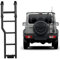 REHOOF Heckklappen-Heckleiter, Schutzrahmen, Autozubehör Kompatibel Für Suzuki Jimny 2019+ Auto-Heckklappenleiter, Offroad-Leiter-Zubehör, Body Kit