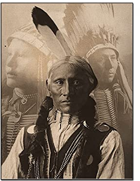 QITEX leinwandbilder wohnzimmer Native American GemäldeWand Indian Deko Vintage Wall GemäldeÄsthetische Poster Leinwand Bild poster & kunstdrucke Wandkunst Bilder 30x40cm (Kein Rahmen)
