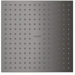 hansgrohe AXOR ShowerSolutions Kopfbrause 250/250 1jet, Decke-Aufputz, 35309340, Farbe: Brushed Black Chrome