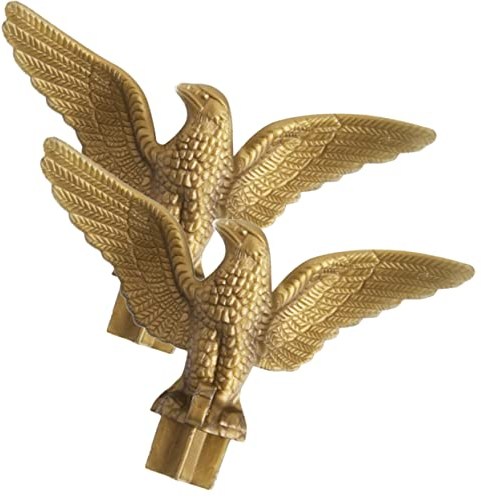 Healeved 2 Stücke Fahnenmast Adler Kopf Fahnenmast Topper Outdoor Ornamente Bling Garten Fahnenmast Topper Flag Topper Decor Flag Pole Adler Tops Fahnenmast Spitzen Fahnenkopf Flag