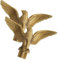 Healeved 2 Stücke Fahnenmast Adler Kopf Fahnenmast Topper Outdoor Ornamente Bling Garten Fahnenmast Topper Flag Topper Decor Flag Pole Adler Tops Fahnenmast Spitzen Fahnenkopf Flag