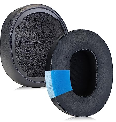 Sinowo Replacement Ear Pads for Skullcandy Crusher Wireless,Crusher ANC/EVO, Hesh 3 Wireless Headphones Ear Cushions, Headset Earpads（Cooling Gel,Black）