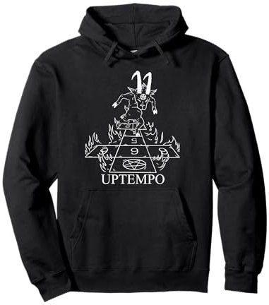 Uptempo Occult Speedcore Gabber Festival Sweat à Capuche