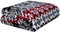 Cottonmarket Decken 200x220 cm - Zweiseitig Tagesdecke - Kuscheldecke Flauschig für Wohnzimmer und Schlafzimmer - Sofadecke - Weihnachtsdecke - Sofa Überwurfdecke - Felldecke Grau