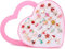 Carastek Anillos Niñas Ajustables, 36 Piezas Anillos Ajustables, Niñas Pequeñas Anillos de Los Niños Anillos para Los Favores de La Fiesta de Cumpleaños con Caja en Forma de Corazón