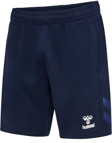 hummel Verstellbare Taille Kurze Hose Hmltravel Herren | Baumwolle | Regular Fit | unifarben | elastisch | Pull-on | sportlich-Style | ideal für Casualmode