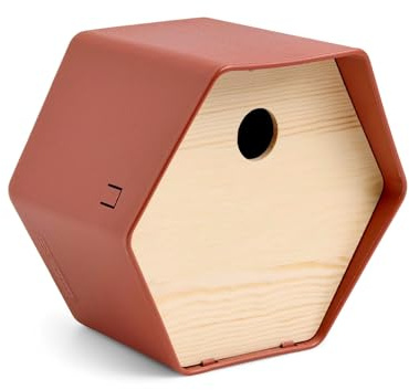 Capi Europe - Vogelhaus rund Hive - 19x23x20 - Braun - CAPI Biodiversity Hive - AHBIB001
