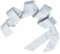 Maya Deluxe Damen Womens Belt Ladies Satin Sash Waist Tie Ribbon Bow Accessory for Bridesmaids Bridal Wedding Prom Evening Occasion Gürtel, Ice Blue, S-M