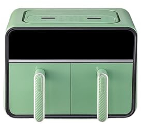 Essentiels alimentaires et aides familiales Friteuse à air intelligente Friteuse électrique sans huile Friteuse à air à double baril multifonctionnelle grande capacité Machine à frites capacité de