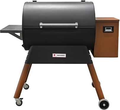 STUFE A PELLET ITALIA | San Francisco - Barbecue e Affumicatore a Pellet con Controllo della Temperatura di Cottura Facile Pulizia e Ruote Innovativo BBQ a Pellet per Grigliate Perfette