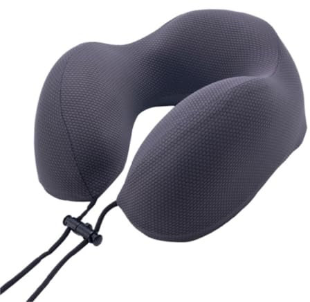 SHCHNA Nackenkissen Auto Nackenkissen Reise Reisekissen Aus Memory-Schaum, Nylongewebe, Nackenkissen Für Unterwegs, Waschbar, Flugzeugkissen Travel Essentials(C)