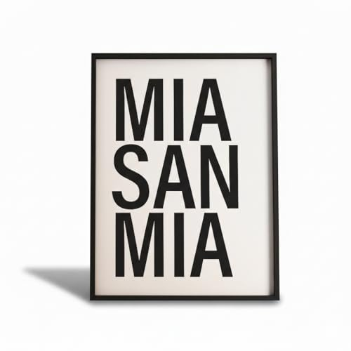Generisch MIA SAN MIA Poster Bayern Kunstdruck Fine Art Print