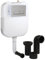 Milano Back to Wall Toilet WC Concealed Cistern Rectangular White Dual Flush Plate