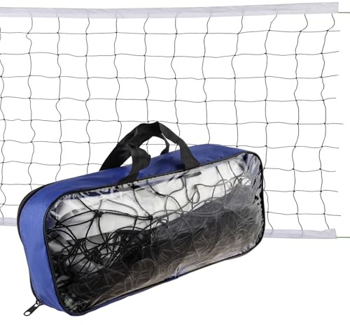 Tobefore Professional Volleyball Net 32 x 3ft Standard Sizes | Heavy-Duty Cable with Bag - Portable Volleyball Net System for Backyard, Beach, Court, Adults Outdoor & Indoor