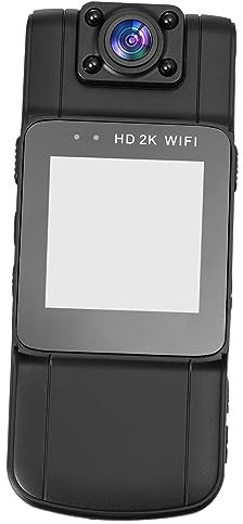 BELLIFFY Wearable Camera for Law Enforcement Hd Body Cam Portable Sports Camera Rotatable Lens Back Clip Video Recording