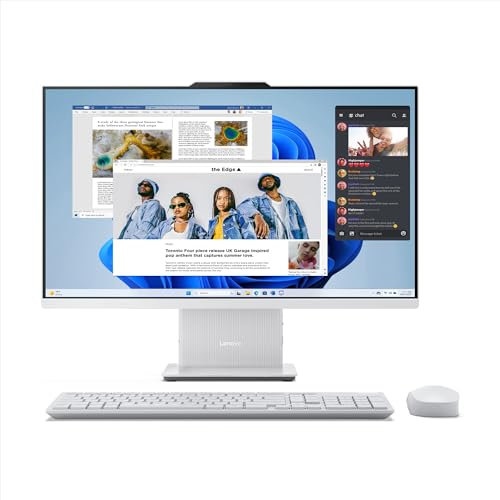 Lenovo IdeaCentre AIO 27IRH9 - Ordinateur de Bureau Tout-en-Un 27 FHD (Intel Core i5-13420H, 16Go RAM, 1To SSD, Graphique Intel UHD Intégrée, Windows 11 Home) Clavier AZERTY et Souris USB - Gris