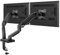 TVON Dual Monitor Arm Stand for 17 to 32 Inch Screens Gas Spring Monitor Arm Desk Mount Height Adjustable with Tilt Swivel Rotation VESA 75/100 mm Load Capacity 2-9kg