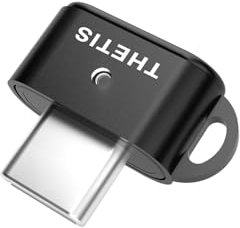 Thetis Nano-C FIDO2 Sicherheitsschlüssel, Hardware-Passkey-Gerät mit USB Typ C, TOTP/HOTP, FIDO2.0 Zwei-Faktor-Authentifizierung, 2FA MFA, funktioniert mit Windows/Mac/iOS/Android/Linux/Gmail/Facebook