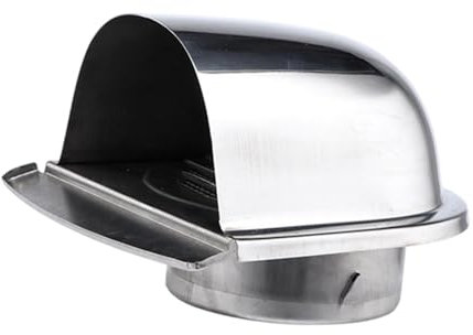 Milageto Grille de Ventilation pour Sèche-linge, Grille de Ventilation Facile à Installer, Accessoire de Protection En Acier Inoxydable pour Unités de, S