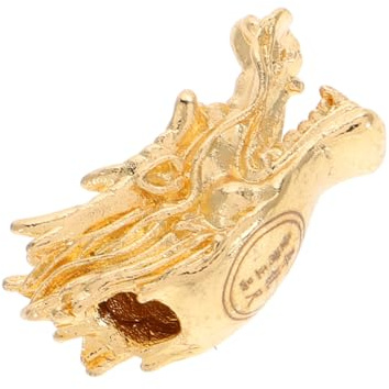 Homoyoyo Baguette de détection en cuivre tête de dragon pour radiesthésie eau et chasse aux fantômes avec accessoires polyvalents DIY