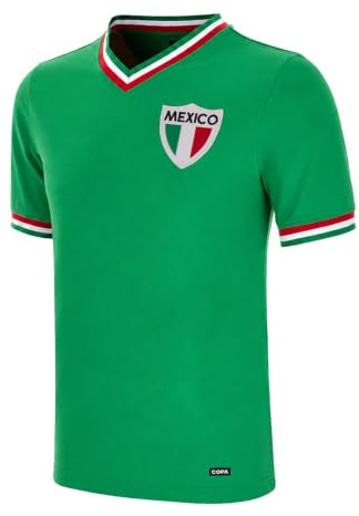 COPA - Mexiko Pelé 80er-Jahre - Retro-Fußballtrikot - Herren - Grün