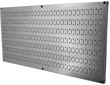 Wall Control Pannello portautensili da parete 40,6 x 81 cm, pannello orizzontale in metallo zincato.