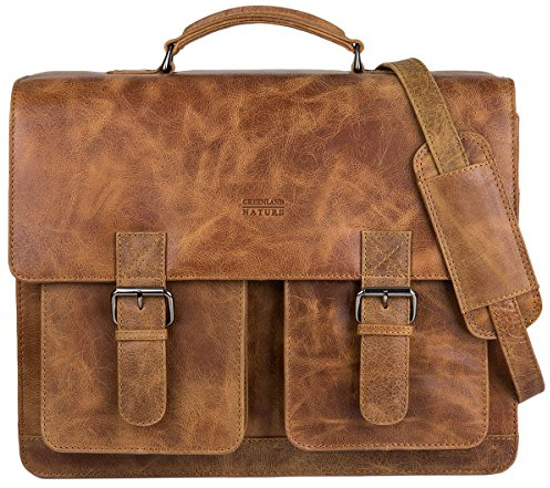 Greenland Nature Light Aktentasche I Leder 40 cm