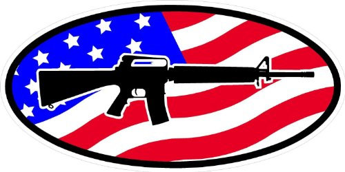 Aufkleber Autoaufkleber JDM Die Hart - 3 - AR15 Us Flag Oval Hard Hat Helmet Stickers 38mmx76mm