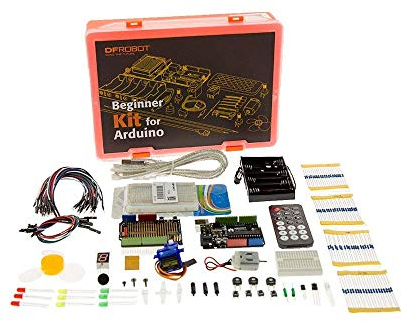 DFROBOT UNO R3 Kit Completo de Inicio para Arduino con Tutorial detallado para electrónica y Aprendizaje de programación Arduino