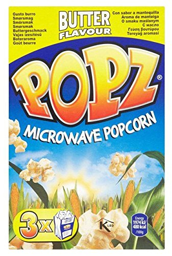 Popz Microondas Palomitas De Mantequilla 3 X 90g
