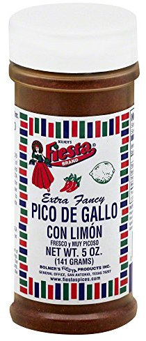 Bolner's Fiesta Brand Pico De Gallo Con Limon, 5 Ounce Shaker (Pack of 1)
