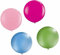 Riesenballons bunt gemischt, ca. 155 Umfang/ca. 50 cm Durchmesser, 10 St.