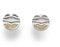 DUR Damen Ohrstecker ''Strandwellen aus 925er Silber O5247