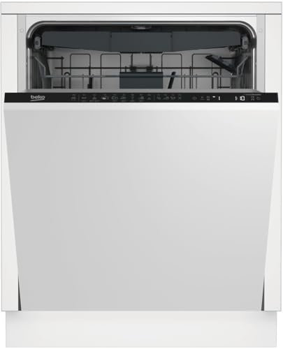 Beko DIN28423 Totalmente integrado 14cubiertos A++ lavavajilla - Lavavajillas (Totalmente integrado, Tamaño completo (60 cm), Negro, LCD, Acero inoxidable, 14 cubiertos)