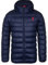 Liverpool FC Official Football Gift Mens Quilted Hooded Winter Jacket Navy Med.
