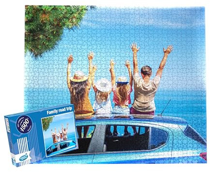 Puzzle mit eigenem Foto 1500 Teile im Quadrat, Individuelles Fotopuzzle