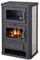 Poêle à bois four 11–15 kW cuisinière en céramique Doublure arrière Conduit sortir Blmschv-2