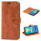 Mulbess Handyhülle für Huawei P30 Lite Hülle Leder, Huawei P30 Lite Handy Hülle, Vintage Flip Handytasche Schutzhülle für Huawei P30 Lite New Edition Case, Braun