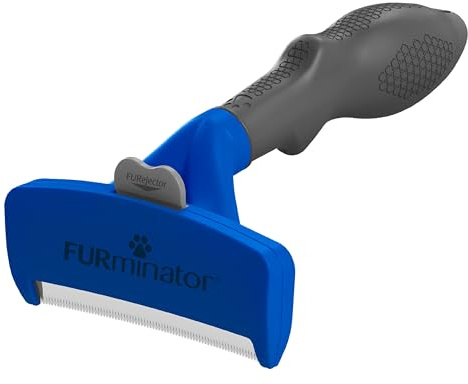 FURminator Large Dog Undercoat deShedding Tool for Long Hair, Reduces Loose Hair From Shedding