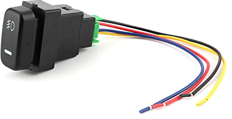 Yctze Auto Nebelscheinwerfer Schalter Kunststoff Nebelscheinwerfer Schalter Ersatz Nebelscheinwerfer Schalter Ersatz Nebelscheinwerfer Taste Nebelscheinwerfer Steuerschalter