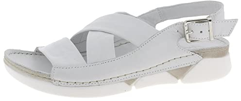 Andrea Conti Women's Sandals, White, 7 Women