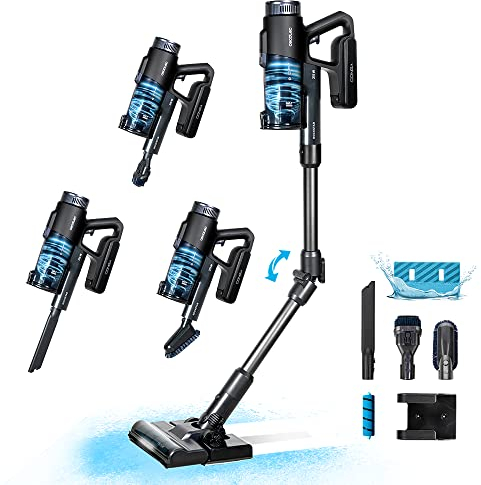 Cecotec Scopa Aspirapolvere Senza Fili 3 in 1 Conga Rockstar 350 Longlife Jalisco. 215 W, 12 kPa, 60 minuti di autonomia, spazzola Jalisco, serbatoio da 500 ml, ciclone parallelo