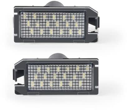 Modifycar LED-Kennzeichenbeleuchtung für Jeep | Compass + Grand Cherokee | 2010-2017 Canbus SMD Kennzeichenbeleuchtung weiß