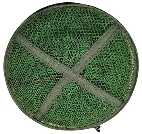 BESPORTBLE Fischernetz Tasche Fischerausrüstung Ausrüstung Mesh Fischernetz Wiederverwendbare Fischernetz Fischerausrüstung Einfache Pu Edelstahl Geschenk Fischereibedarf