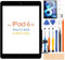 ARSSLY Touchscreen für iPad 6 2018 9,7 Zoll A1893 A1954 mit Home-Taste, Glas-Panel mit gehärteter Folie, Reparatur-Set (kein LCD-Display, Schwarz)