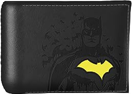 CYPBRANDS Unisex Kinder Batman Premium geldbörse, Schwarz