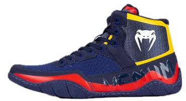 Venum, Elite Wrestling Schuhe, Herren, 42.5, Blau/Gelb
